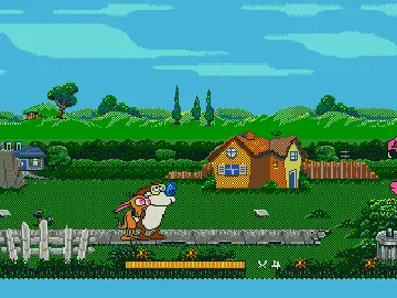 Ren & Stimpy Show Presents, The - Stimpy's Invention (Europe) screen shot game playing